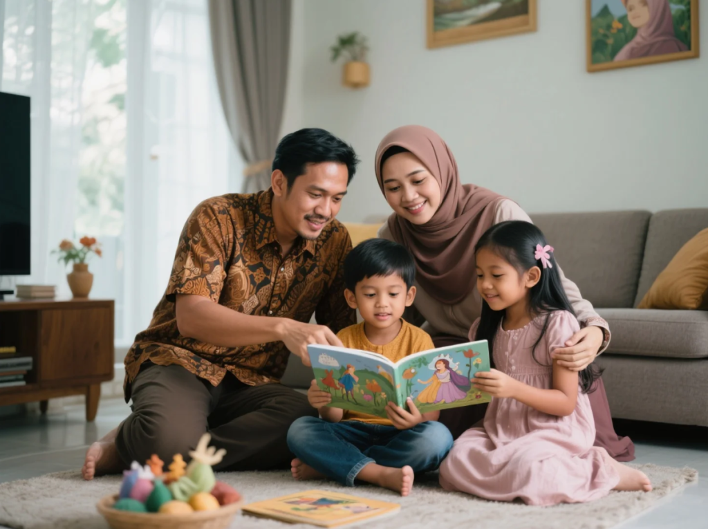 Manfaat dongeng untuk kemajuan anak